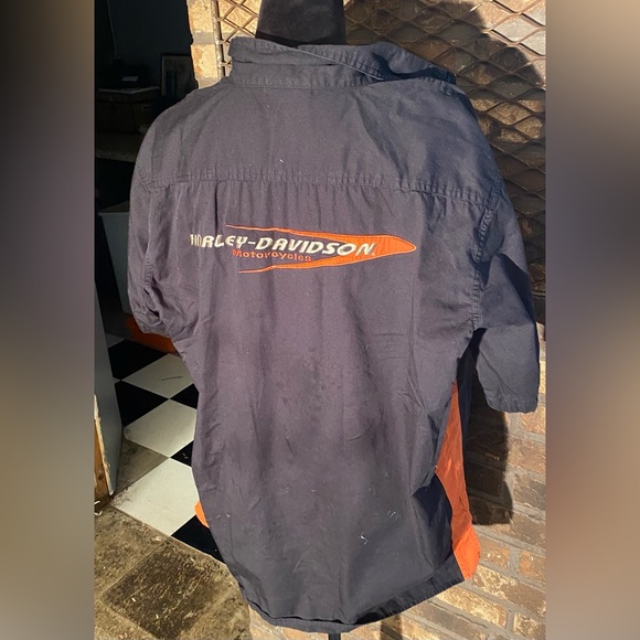 Vintage Harley Davidson Button Up Shirt Large - Picture 2 of 3